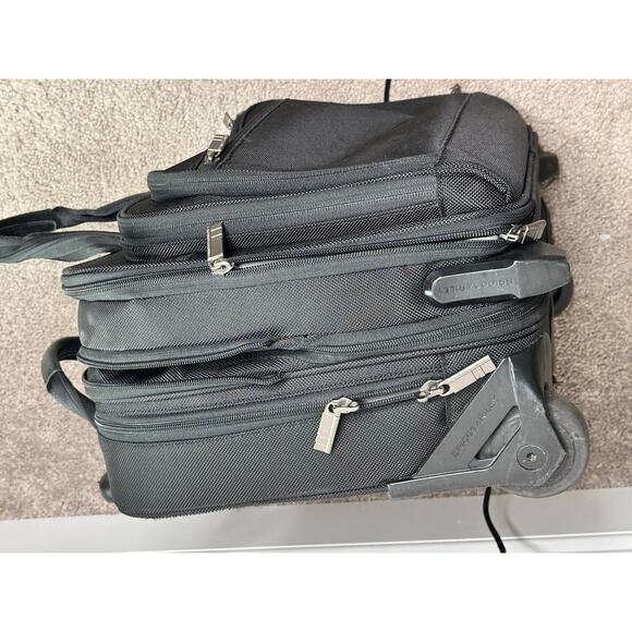 Briggs and Riley @Work Expandable Rolling Brief - Black Briefcase - Picture 4 of 10